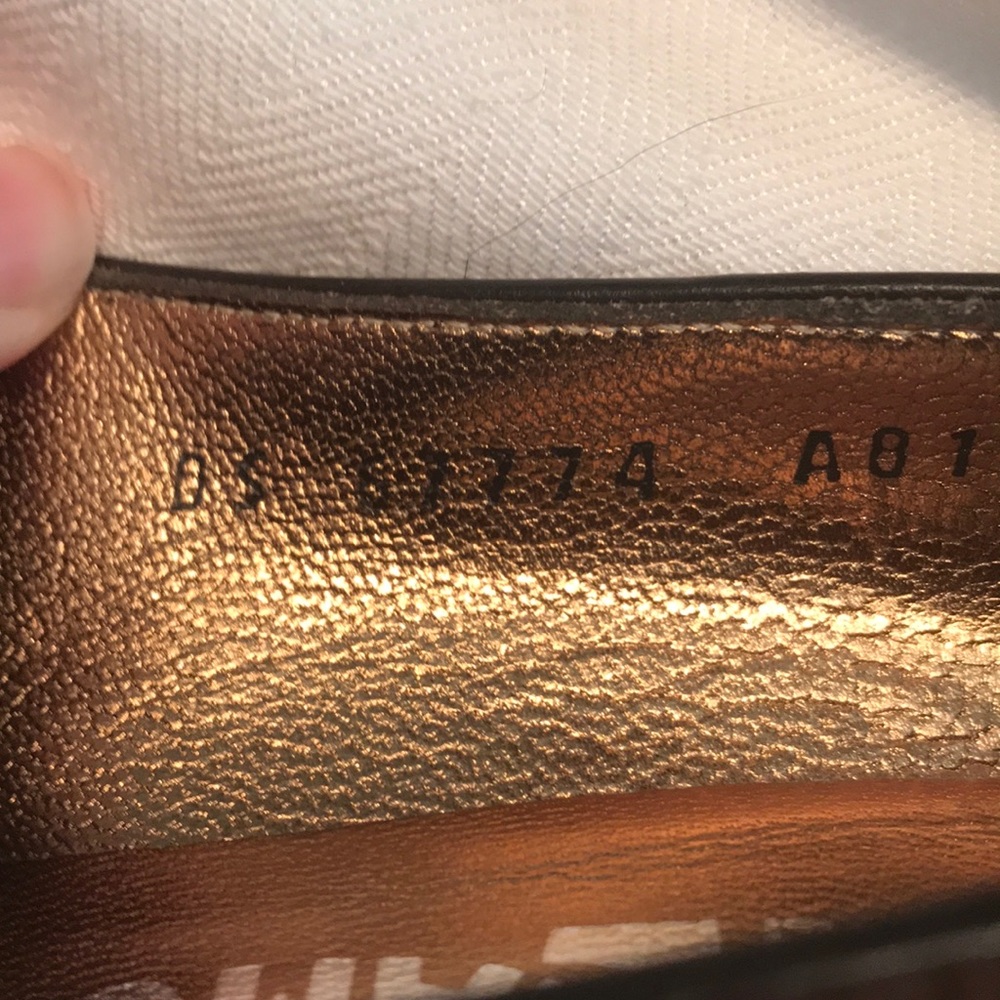 Salvatore Ferragamo Brown Corduroy Pumps - Picture 9 of 9